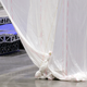 Huge curtains are used to stop dust from moving between sections of the facility.